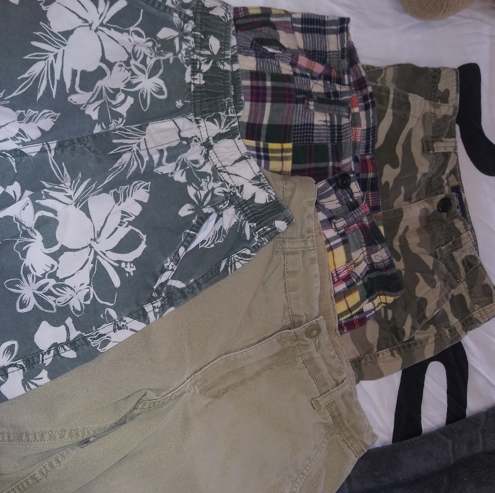 Lot four boys size 10 shorts